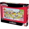 Eğitici Puzzle - Türkiye Haritası İller / 110 Parça, #7401