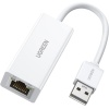 USB 2.0 RJ45 Fast Ethernet LAN ağ adaptörü 10/100Mbps için Windows 10/8.1/8/7/Vista/XP, Mac OSX 10,5 ve böylece, Linux Kernel, ve Chrome OS Beyaz 20253