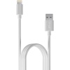 DM SL010 USB to Lightning  2.4A Hızlı Şarj ve Data Kablosu Beyaz 1 Metre