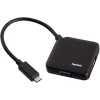 Hama 135750USB-C Fiş USB-A 3.1 Soket 4 Port Hub, Siyah