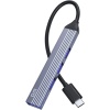 DM CHB057 USB Type-C to 4 Portlu 3*USB 2.0 1*USB 3.0 Hub Çoklayıcı 1 Metre