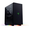 Razer Tomahawk ATX - Razer Chroma RGB ile Midi Tower Oyun Çantası (her iki tarafta döner kapılar, havalandırma, toz filtresi, kablo yönetimi, 360 mmye kadar radyatörler için) siyah