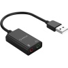 ORICO 3.5mm Harici USB Ses Kartı Adaptörü, Siyah, SKT2