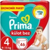 Külot Bebek Bezi 4 Beden 46 Adet Maxi Ekonomik Paket