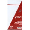 Buklet Zarf, Beyaz, 110 gr, Silikonlu, 25li