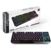 MSI VIGOR GK50 LOW PROFILE TKL TR DUSUK PROFIL SAYISAL TUS TAKIMSIZ KOMPAKT TKL TASARIM GERCEK MEKANIK KAILH SWITCH PER KEY RGB FIRCALANMIS METAL TUS YUZEYI TURKCE Q