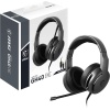 MSI GG IMMERSE GH40 ENC GAMING HEADSET 7.1 SURROUND 40 MM SURUCU KABLO KUMANDA MIKROFON 2M ORGU AKTIF GÜRÜLTÜ ÖNLEME USB KULAKUSTU KULAKLIK