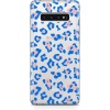 S10 Şeffaf Telefon Kılıfı - Cheetah Blue