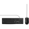 MK003 Ergonomik İngilizce Kablolu Q Klavye ve Mouse Seti