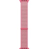 Watch Series 5 44mm için Hasırlı Kordon Woven Spor İlmik Hot Pink