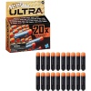 Ultra 20 dart dolum paketi, yalnızca  Ultra blasterlerle uyumlu 20 resmi  Ultra dart içerir