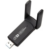 Wireless Adaptör Wifi Ağ Kartı Masaüstü Bilgisayar Pc ile Uyumlu 2,4G 5G Destekler 1300Mbps Usb 3.0 Dual Band Usb Adapter 2,4Ghz-5,82Ghz AC1300