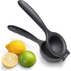 Döküm Limon Sıkacağı Limon Presi Büyük Boy 24cm, Siyah Metal Limon Sıkacağı, Döküm Naranciye Sıkacağı