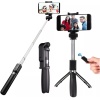 Bluetooth Destekli Selfie Çubuğu Tripod - Monopod Selfie Stick Uzaktan Kumandalı Fonksiyonel Tripod SY-L01