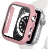 Watch 1/2/3/4/5/6 Seri 44 mm Ekran Koruyuculu 360 Derece Koruma (Pembe)