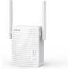 Tenda A15 WLAN Amplifikatör Tekrarlayıcı (Çift Bant 750Mbit/s 433 MBit/s 5GHz, 300 MBit/s 2,4GHz, 1x LAN Port, WPS, Status LED, 2x Anten, AP Modu, Kompakt Tasarım, Tak ve Çalıştır) Beyaz