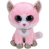 TY 2007516 Fiona Kedi Beanie Boo Pembe Dolması Hayvan, Çok Renkli