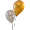 Just Good Stuff - 2 renkli 20li balon (Gold-Beyaz)