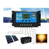 Güneş Paneli Solar Akü Şarj Kontrol Cihazı 12V 24V 20 Amper