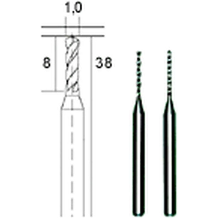 PROXXON 28324 Tungsten Karbürlü Matkap Ucu Seti 1 Mm 2Li