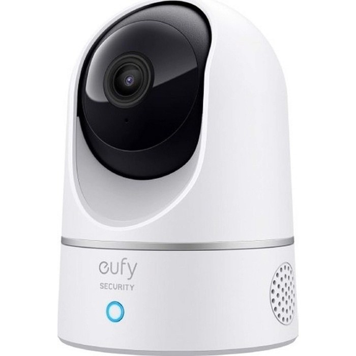 Eufy Security 360 Derece Dönebilen Kızılötesi Gece Görüşlü IP Kamera - 2K HD - T8410 - Beyaz