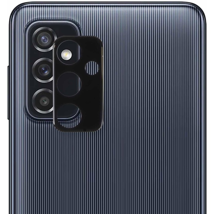 Galaxy M52 Kamera Lens Koruma Camı V2 Siyah