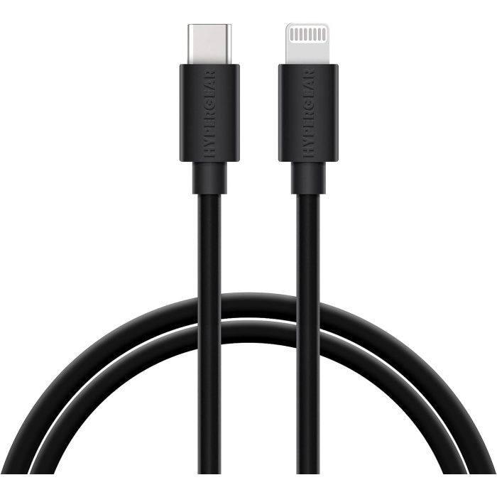 USB-C & Lightning Şarj ve Data Kablosu, MFi Sertifikalı , Siyah , 1.2 Metre