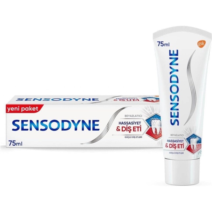 Sensodyne Hassasiyet & Diş  Beyazlatıcı Diş Macunu 75 mL