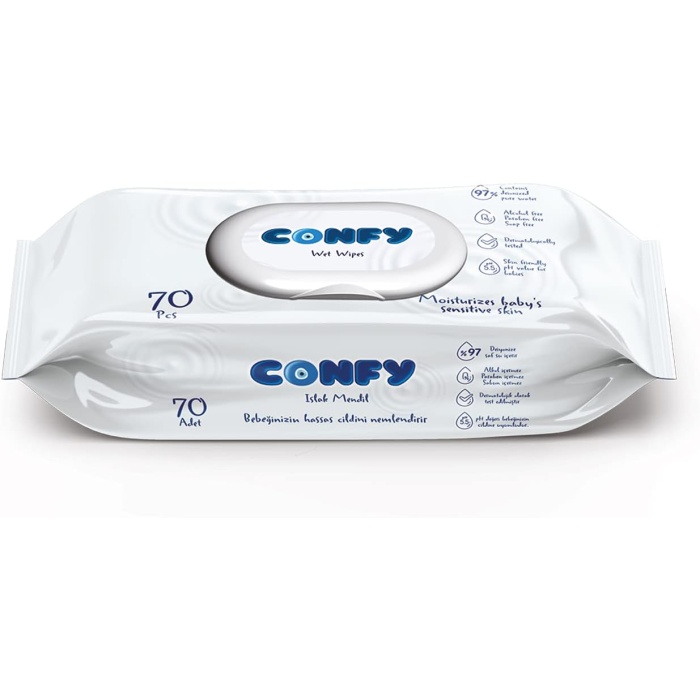 Confy Islak Mendil Soft Care (1 x 70 Adet)