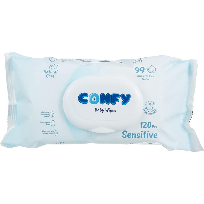 Confy Premium Sensitive Islak Mendil (1 x 120 Adet)