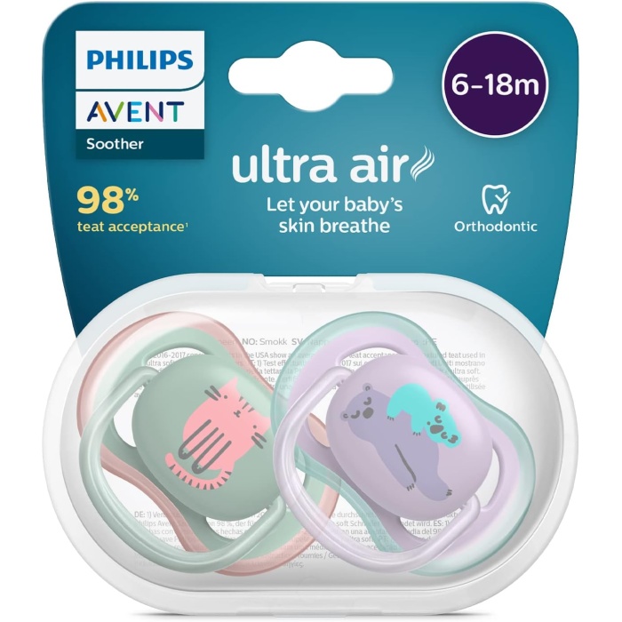 Avent SCF085/18 Ultra Air Emzik (6-18 Ay) Erkek