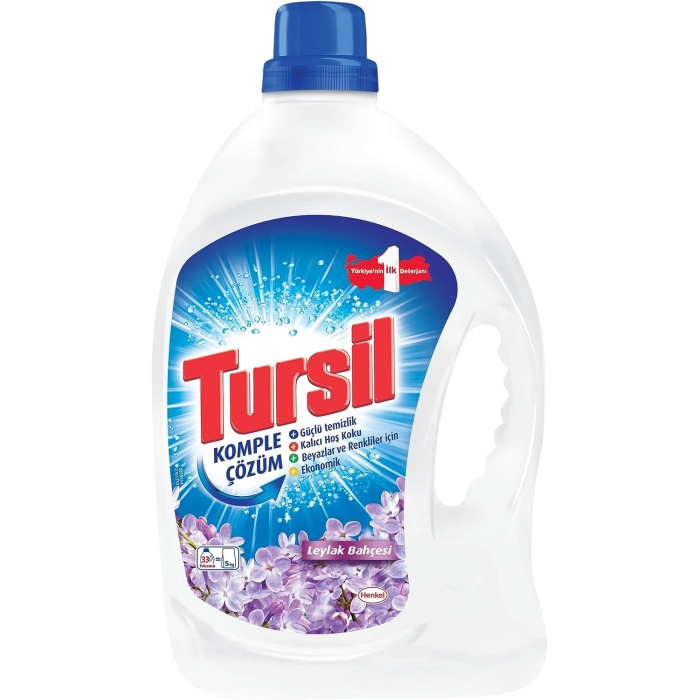 Tursil Komple Çözüm Leylak Bahçesi 33 Yıkama Sıvı Çamaşır Deterjanı (1 x 2145 mL)