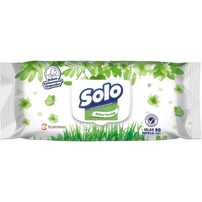 Solo Islak Havlu Kapaklı 90 Yaprak