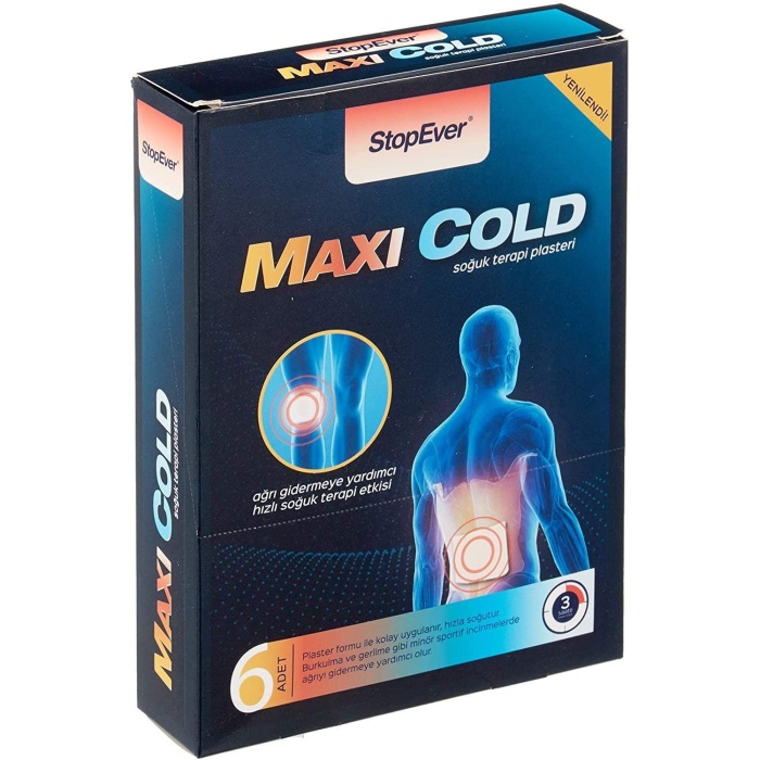 Stopever Maxi Cold Soğuk Terapi Plasteri (6 x 2 Adet)