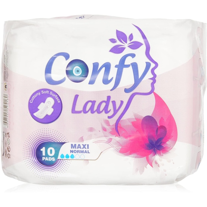 Confy Lady Hijyenik Ped Maxi Normal (10 Adet)