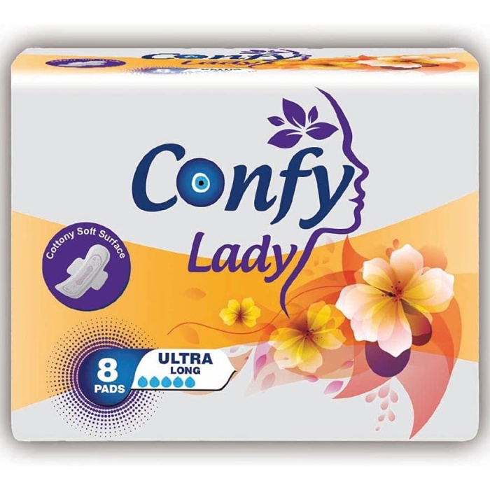 Confy Lady Ultra Long Hijyenik Ped (8 Adet)