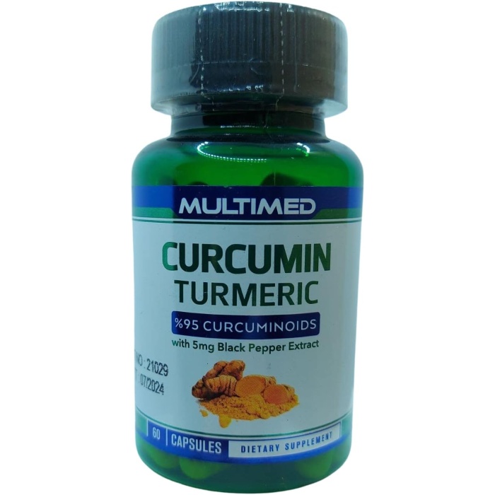 Multimed Curcumin Zerdeçal + Karabiber Özü Içerikli Takviye Gıda 60 Sert Kapsül