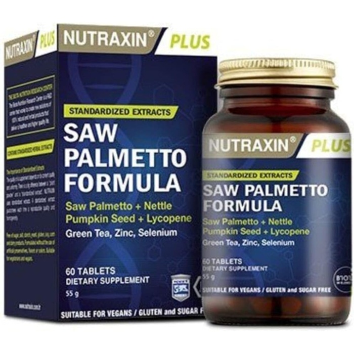 Nutraxin Saw Palmetto Formula 60 Tablet Takviye Edici Gıda