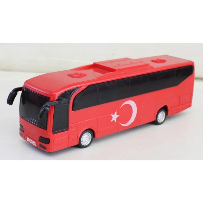 Oyuncak CNM35 Türk Bayraklı Sürtmeli Araba 22,5 cm