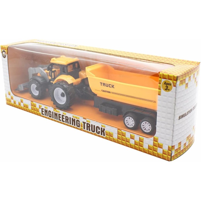 Oyuncak 9975-4 Çek Bırak Römorklu Traktor