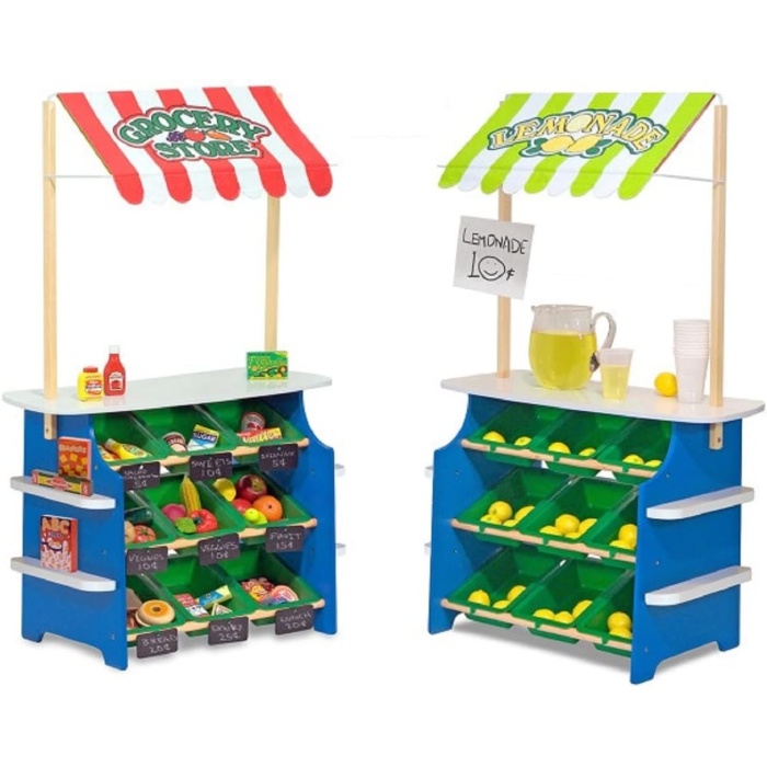 ahşap söyleyin ve limonata stand, ters çevrilebilir, tente, 9 Boxen, yazı tahtaları