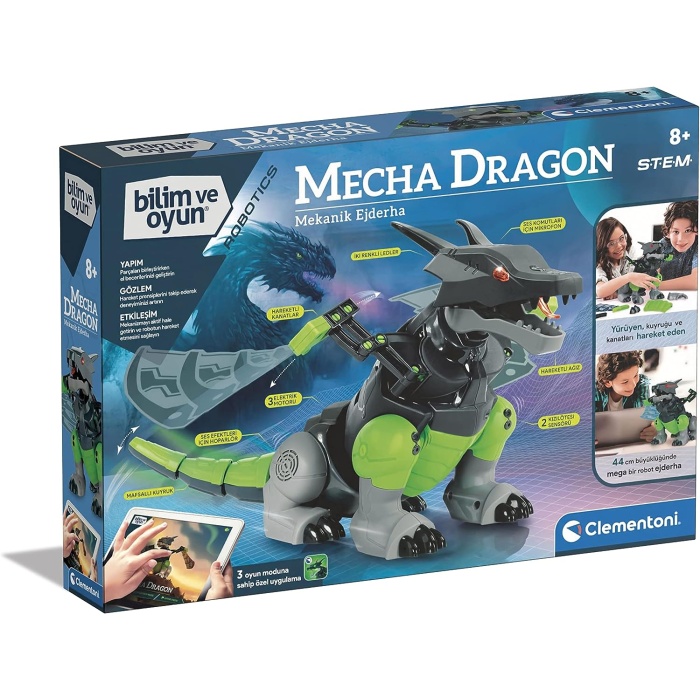 64326 Robotik Laboratuvarı, Mecha Dragon, Bilimsel Oyuncak, Multicolor