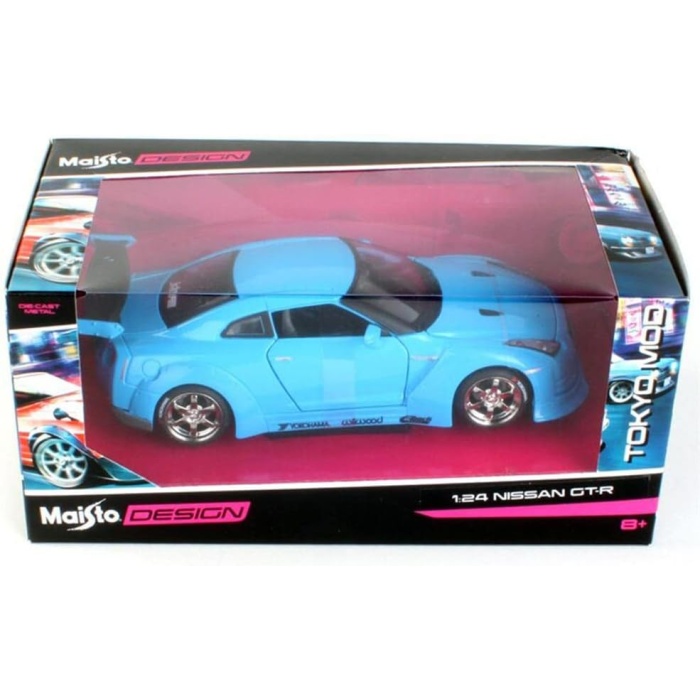 TOBAR M32526 1:24 Design Collection 2009 Nissan GT-R, Çok aşamalı