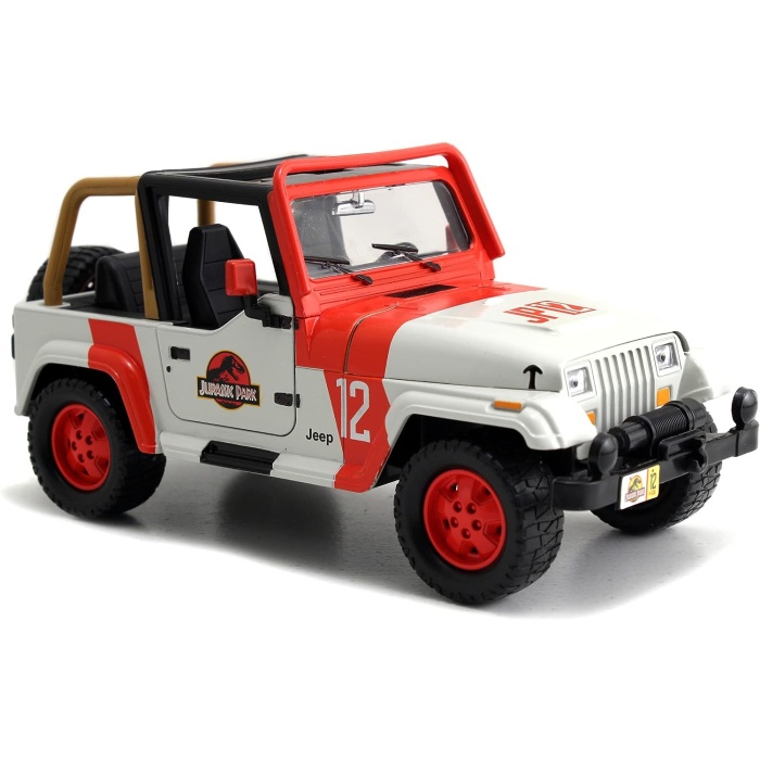 , 253253005, ssic World Lisanslı, 1992 Jeep Wrangler 1:24, Açılabilen Parçalar, 19 cm