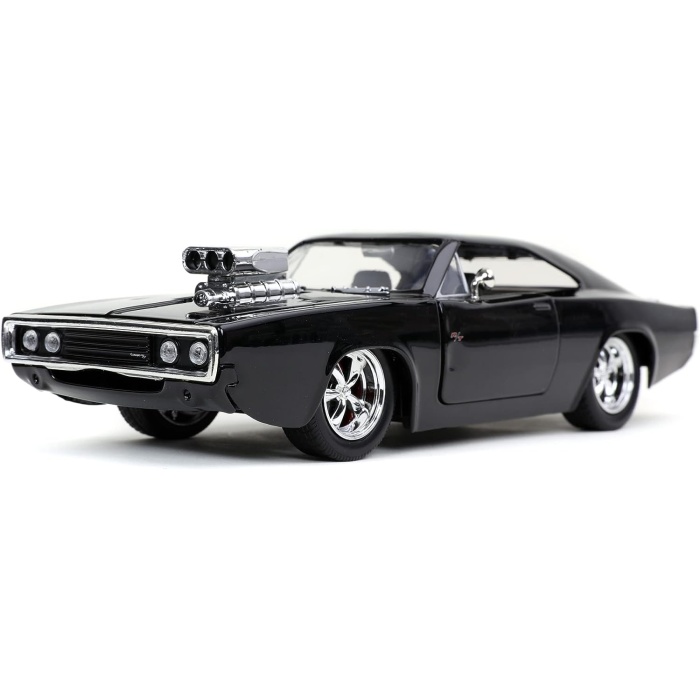 , 253203083, Hızlı ve Öfkeli, Lisanslı, 1970 Dodge Charger Street 1:24, 19 cm, Die-Cast (Metal), Açılabilen Parçalar