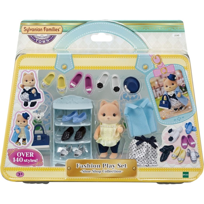 -Sylvanian Aileleri 5541 Moda Oyun S -Shoe Mağazası Koleksiyonu- - Dollhouse Playsets