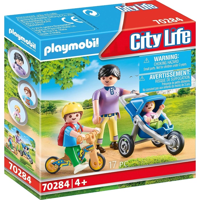 Playmobil City Life 70284 Çocuklu Anne, Yaşlar 4 ve Üzeri