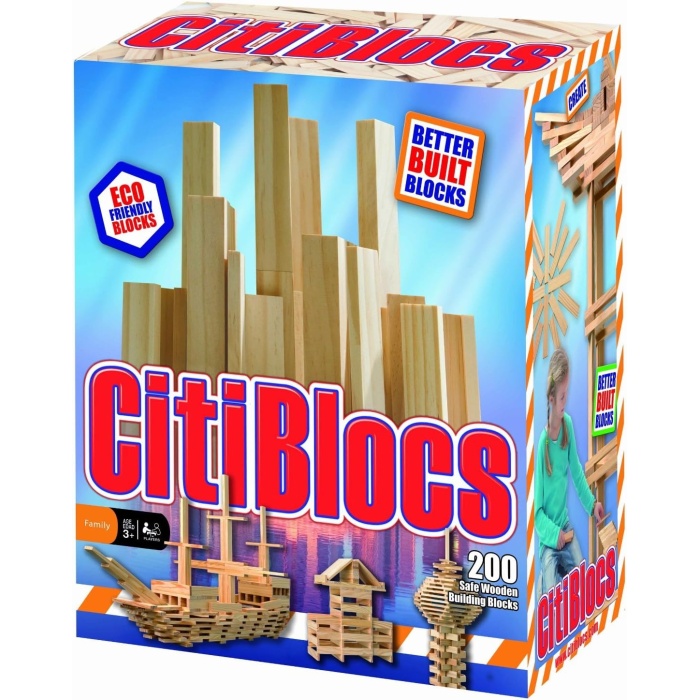 Citiblock - 200 Parça Naturel Blok (Alex Brands 0BCTBSL200)