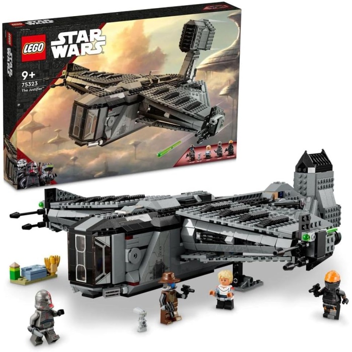 Star Wars™ The Justifier™ 75323-9 Yaş ve Üzeri Çocuklar için İnşa Edilebilen Starship Oyuncak Yapım Seti (1022 Parça)