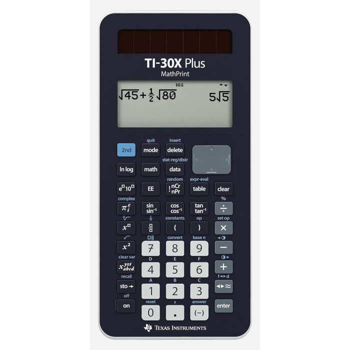 TI-30X Plus Matrint Bilimsel Okul Hesap Makinesi (4 satırlı)